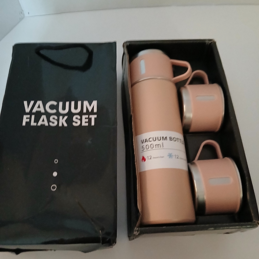 Unk Vacuum Flask Set - Pink